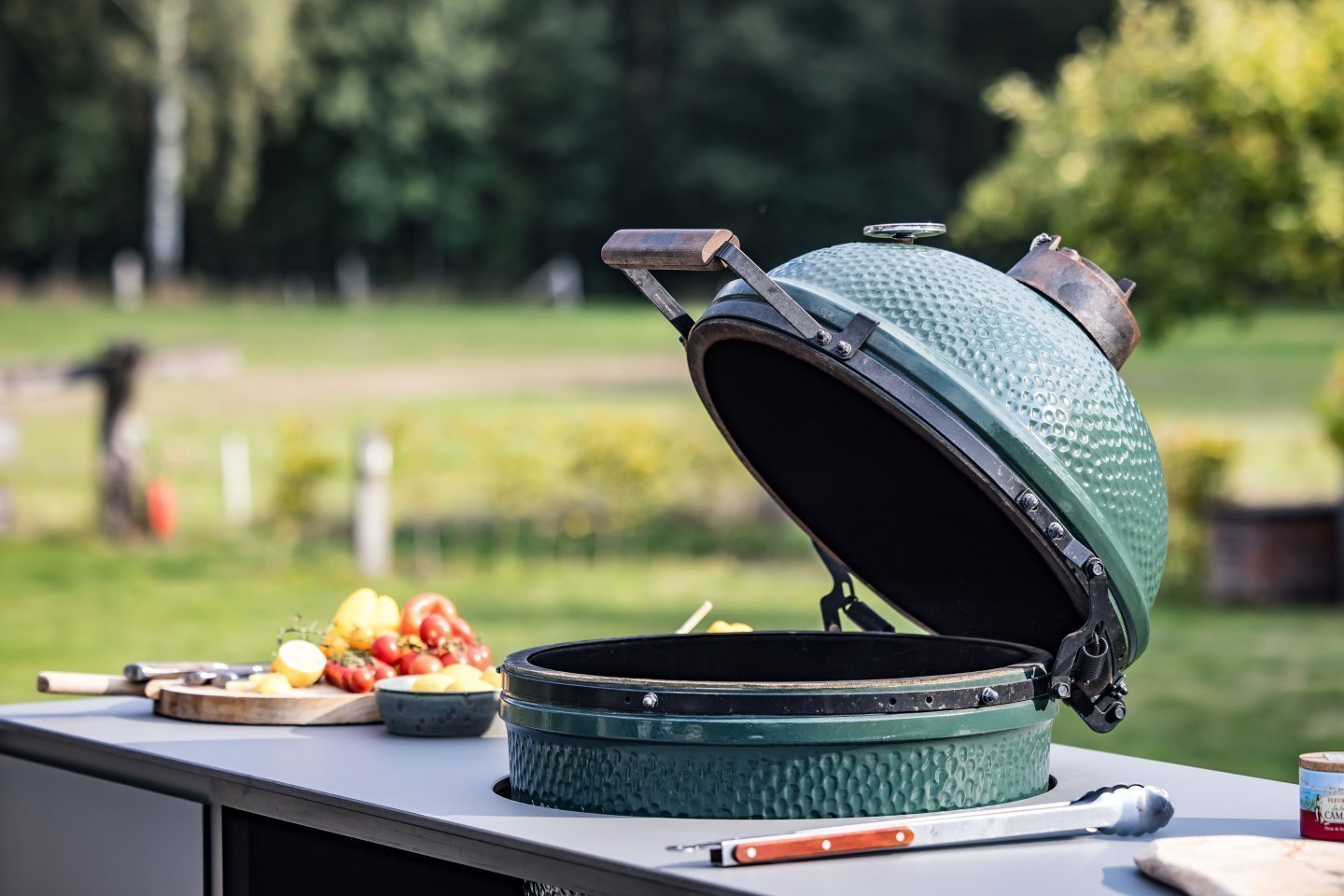 Keuken met Big Green Egg